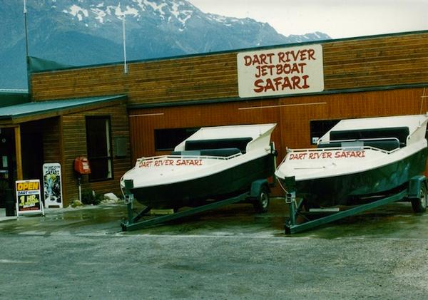 In 1989 a second boat joined the fledgling fleet at Dart River Jet Safari's base in Glenorchy.
